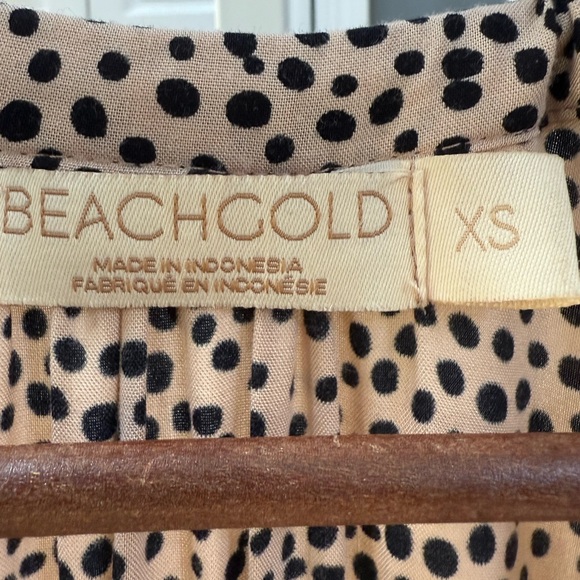 BEACHGOLD by ANTHROPOLOGIE Chelsea Romper • XS/S • Tan/Black Leopard - Picture 10 of 12
